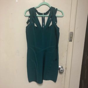 Teal Bandage dress